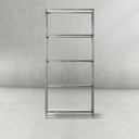Thaddeus Metal Glass Shelving Hand-Forged Units Storage Shelves