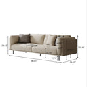 Italian Minimalist Matte Tech Fabric Sofa