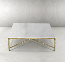 Thaddeus Marble Square Coffee Table 36" 48" 60"