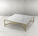 Thaddeus Marble Square Coffee Table 36" 48" 60"