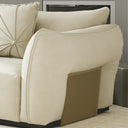 Minimalist Stainless Steel Frame Fabric Sofa