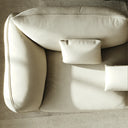 Minimalist Stainless Steel Frame Fabric Sofa