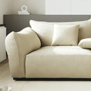 Minimalist Stainless Steel Frame Fabric Sofa