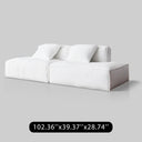 Linen Floating Island Sofa