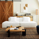 Linen Floating Island Sofa