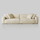 Italian Minimalist Sofa with Full-Grain Leather