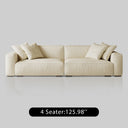 Italian Minimalist Sofa with Full-Grain Leather