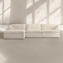 Sunshine Modular Track Arm Left-Arm Sofa-Chaise Sectional
