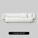 Italian Minimalist Fabric Sofa with Bed