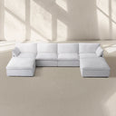 Sunshine Modular Track Arm U-Chaise Sectional