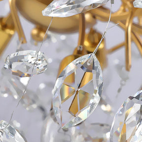 Mamie Postmodern Creative Crystal Branch Chandelier for Living Room